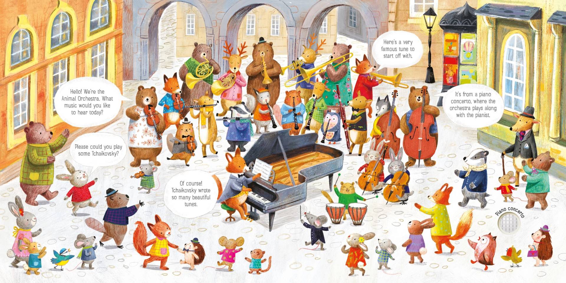 The Animal Orchestra Plays Tchaikovsky_9781801319256_spread_2