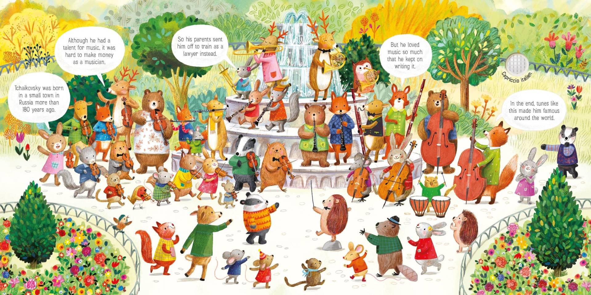 The Animal Orchestra Plays Tchaikovsky_9781801319256_spread_image_2