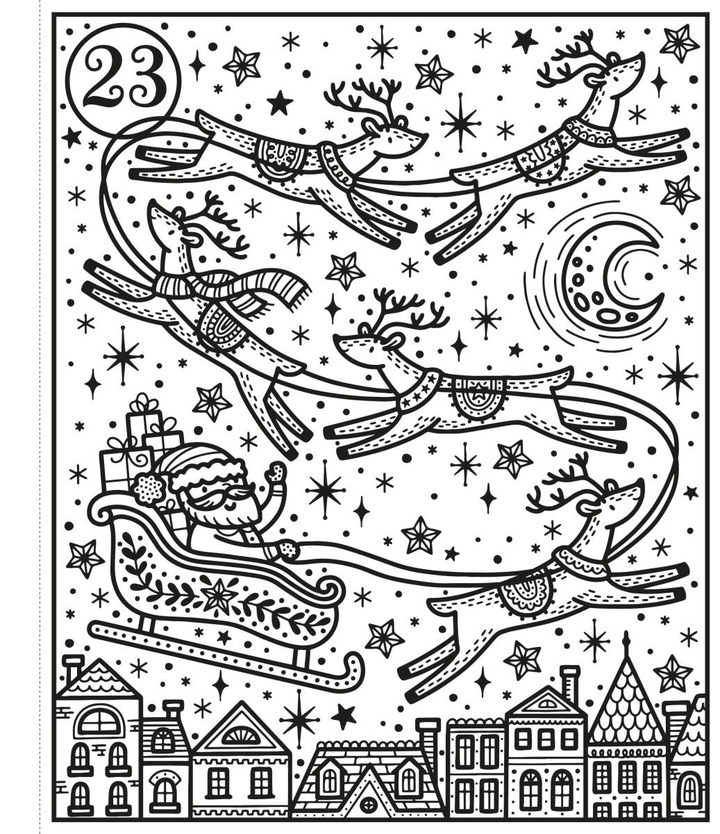 MAGIC PAINTING COUNTDOWN TO CHRISTMAS 3